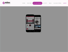 Tablet Screenshot of nobexpartners.com